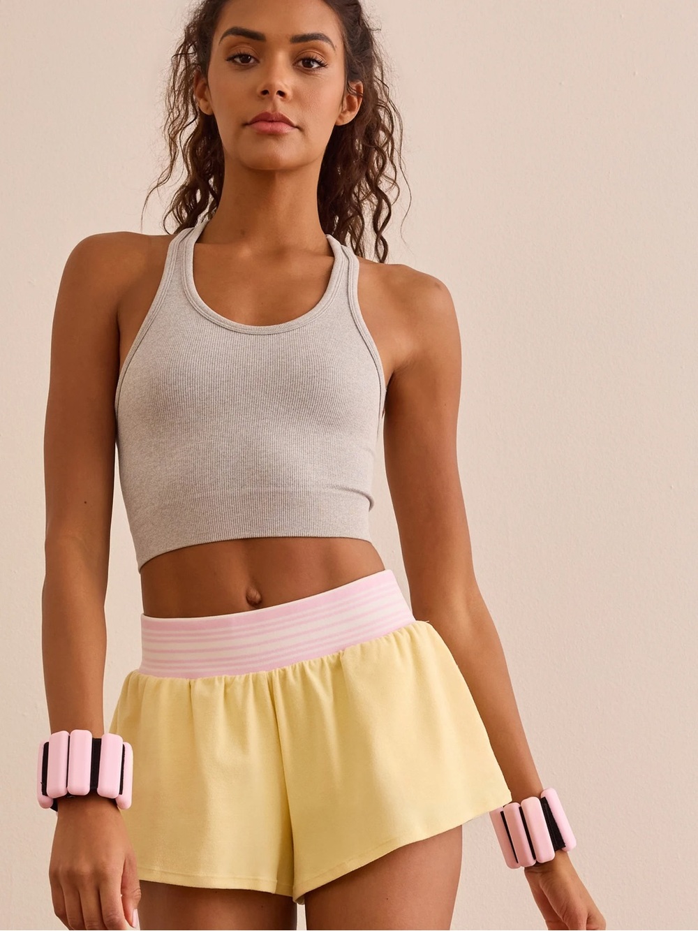Altar’d State Ribbed Racerback Crop Tank Top